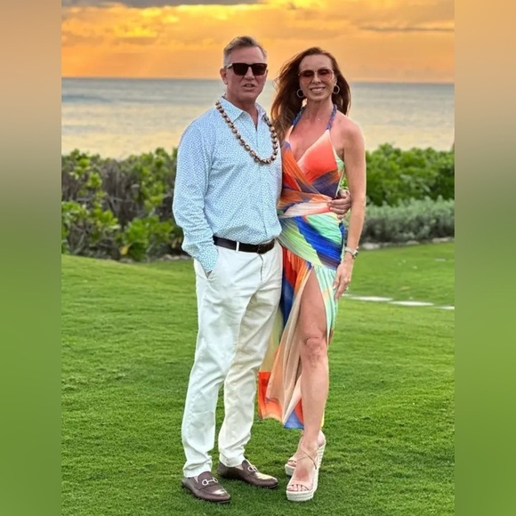 Nicholas Bristol Multicolor Halter Dress size 8 - Picture 4 of 15